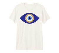 Minimalist Evil Eye of Blue Nazar for Spiritual Protection Premium T-Shirt