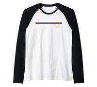 Minimalist Filipino Sun - Clean Heritage Symbol of Pride Raglan Baseball Tee