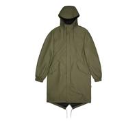Minimalist Fishtail Parka, male, Rains, Rain Jackets, Green, XS, Jackets XS