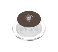 Minimalist Floral Bouquet Botanical Boho Line Art PopSockets PopGrip for MagSafe