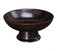 Minimalist Footed Serving Plate For Fruits For Snacks And Pastries Designed With Zen Aesthetic And Practical Table Functionality(B)