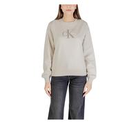 Minimalist French Sweatshirt LS Monologo - female - Calvin Klein Jeans - Sweatshirts - Beige - L - Sweatshirts & Hoodies L