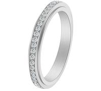 Minimalist Full-Circle Rotating Stainless Steel Ring for Women Gold Elegant Stackable Band Fashion Jewelry Gift