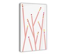 Minimalist Geometric Line Art Canvas Poster Bedroom Decor Landscape Office Room Decor Gift 08x12inch(20x30cm)