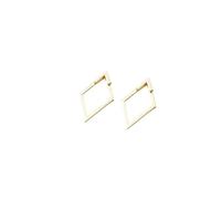Minimalist Geometric V-Shape Stud Earrings for Women - Hypoallergenic Stainless Steel Post, 14K Gold or Silver Plated - Boho Style, Lightweight, Elegant Design - Daily & Party Wear (Gold)