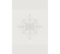 Minimalist Geometry: Scandi Style Grid Notebook: Minimalist 6x9 Inch Notebook with Thin Line Geometric Cover Art, 120 Graph Rul