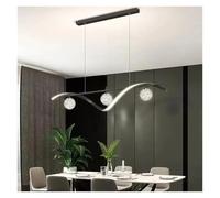 Minimalist Glass Ball LED Chandelier for Restaurant Food Tables Study Pendant Lamp, Kitchen