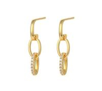 Minimalist Gold Chic Dangle Drop Small Huggie Hoop Studs Earrings Gold for, 10MM, Metal, No Gemstone