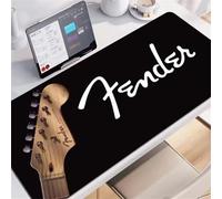 Minimalist Guitar Large Gaming Mouse Pad, 1200x600x2mm Extended gaming mouse mat XXL improved Precision and Speed Mousemat with Stitched Edges, Desk Mat for Keyboard and Mouses