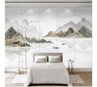 Minimalist Hand Painted Landscape Trees Flying Birds 3D Wallpaper Luxury Home Dining Decor Paste Sofa Living Room The Wall for Bedroom Mural-250cm×170cm