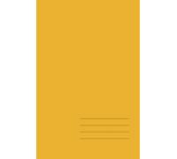 Minimalist Hardcover Notebook - Bright Tangerine, Lined, 512 Pages: Elegant 5.5" × 8.5" journal for work, study, and creative ideas