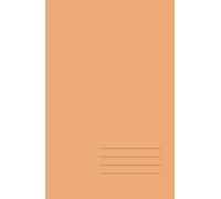 Minimalist Hardcover Notebook - Peachy, Grid, 128 Pages: Elegant 5.5" × 8.5" journal for work, study, and creative ideas