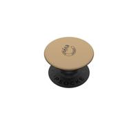 Minimalist Horseshoe Rose Flower Line Art PopSockets Adhesive PopGrip