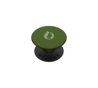Minimalist Horseshoe Rose Flower Line Art PopSockets Adhesive PopGrip