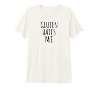 Minimalist Intolerance Funny Frustration Gluten Hates Me Premium T-Shirt