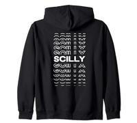Minimalist Island - England Modern Scilly Zip Hoodie