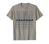 Minimalist Island - Tanzania Modern Zanzibar T-Shirt