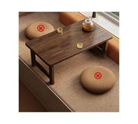 Minimalist Japanese Folding Coffee Table Spacious Design with Rounded Corners & Anti-Tip Lock Perfect for Home Office & Living Room (Walnut 100x50x30cm)