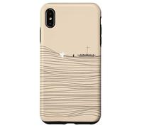 Minimalist Jesus and Peter Walk Water Art Case for iPhone XS Max