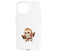 Minimalist Karate Owl Wisdom in Action Martial Arts Case for iPhone 15