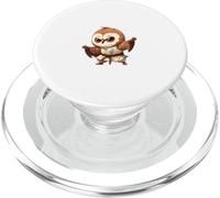 Minimalist Karate Owl Wisdom in Action Martial Arts PopSockets PopGrip for MagSafe
