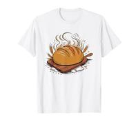 Minimalist Lame Scoring Pattern Bread Art Sourdough Baker T-Shirt