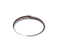 Minimalist LED Ceiling Light, Colored Round Solid Wood Ceiling Lamp, Flush Mount Ceiling Light, Acrylic Lamp Shade, 3 Color Temperatures Ceiling Lighting Fixture,Hanging Light(Grey,33cm)