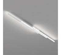 Minimalist LED Ceiling Light Linear Semi Flush Mount Bar Modern Line Hallway Lighting Fixture Long Strip Chandeliers for Office Kitchen Workshop Cloakroom Living Room