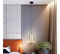 Minimalist LED Pendant Light for Kitchen Island & Dining Room - Long Hanging Lamp Stylish Home Decor Elegant Chandelier for Modern Interiors