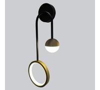 Minimalist Led Wall Lamp 13W Indoor Wall-Mounted Light Decoration Black Finish Acrylic Wall Sconce