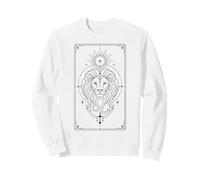 Minimalist Leo Horoscope Celestial Sun Sign Mystical Sweatshirt
