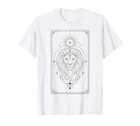 Minimalist Leo Horoscope Celestial Sun Sign Mystical T-Shirt