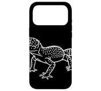 Minimalist Leopard Gecko Mom Lizard Case for iPhone 17 Pro Max