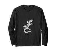 Minimalist Leopard Gecko Mom Lizard Long Sleeve T-Shirt