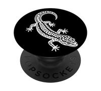 Minimalist Leopard Gecko Mom Lizard PopSockets Adhesive PopGrip