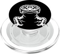Minimalist Leopard Gecko Mom Lizard PopSockets PopGrip for MagSafe