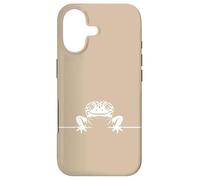 Minimalist Leopard Gecko Mom Lizard - Tan Case for iPhone 17