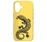 Minimalist Leopard Gecko Mom Lizard - Yellow Case for iPhone 17