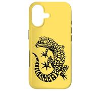 Minimalist Leopard Gecko Mom Lizard - Yellow Case for iPhone 17