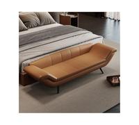 Minimalist Light Gray Italian Bed for Bedroom & Wardrobe - Elegant Long Sofa for Entryway or Nightstand - Chic Functional Furniture for Modern Living Spaces