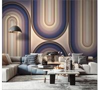 Minimalist Light Luxury Creative Colourful Geometric 3D Wallpaper Easy Install Feature Office Living Room Sofa Bedroom TV Background Wall Decoration-250cm×170cm