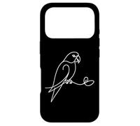 Minimalist Line Art Parrot One Line Drawing Bird Case for iPhone 17 Pro