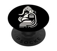 Minimalist Lord Ganesha Modern Hindu Line Art PopSockets Adhesive PopGrip