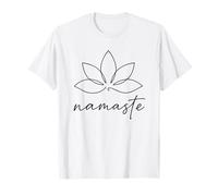 Minimalist Lotus Meditation Mindfulness Yoga Art T-Shirt