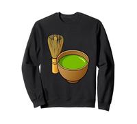 Minimalist Matcha Bowl Art Tea Lover Aesthetic Design Sweatshirt