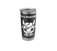 Minimalist Monster Minotaur Greek Mythology I'm a Minotaur Stainless Steel Insulated Tumbler