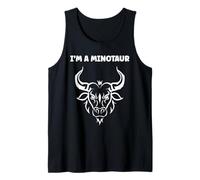 Minimalist Monster Minotaur Greek mythology i'm a Minotaur Tank Top