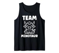 Minimalist Monster Minotaur Greek mythology team Minotaur Tank Top