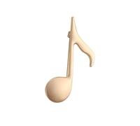 Minimalist Music Note Instrument Brooch Lapel Pin, Musical Note Scarf Jackets Dress Suit Shirt Bag Hat Badge Jewelry(eighth note)