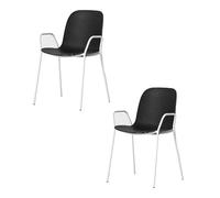 Minimalist Nordic Stackable Dining Chair, Hollow Design Armchair for Cafe, Kitchen, Indoor/Outdoor Use - Modern Seating Solution for Stylish Spaces